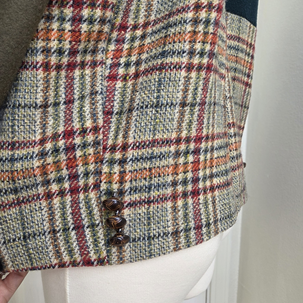 Multicolor Patchwork Women's Jacket - image 4